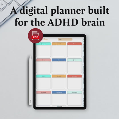 Conquer ADHD Chaos - Planner + FREE eBook Guide